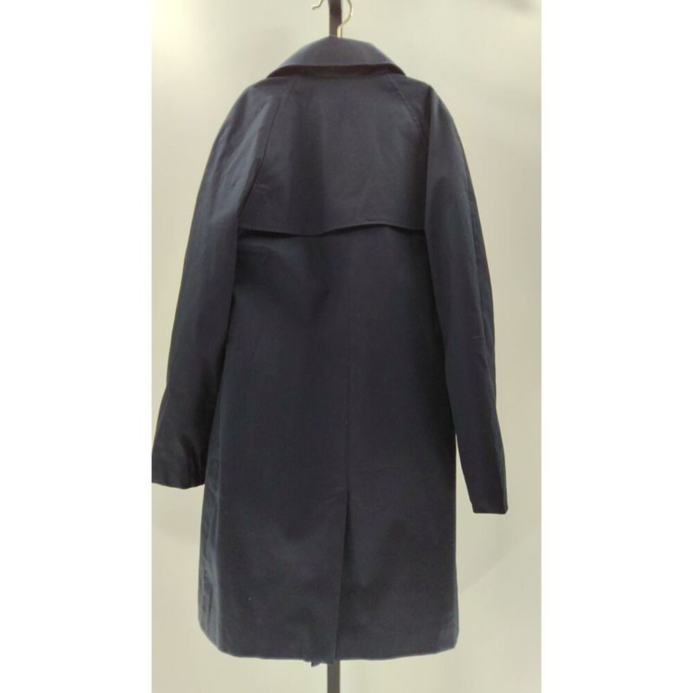 Quince Womens Comfort Stretch Trench Coat Navy Outerwear XS - Picture 3 of 3